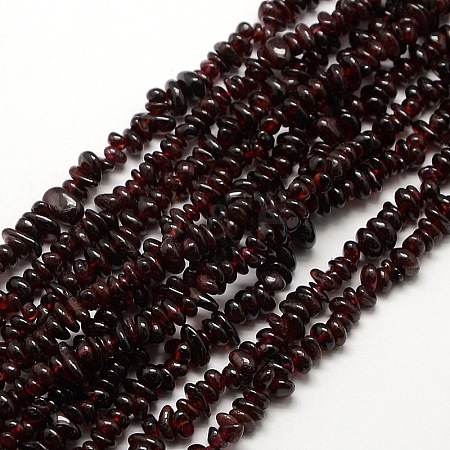 Natural Garnet Beads Strands G-P035-18-1