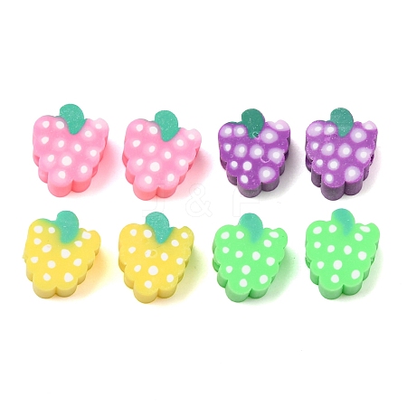 Handmade Polymer Clay Beads CLAY-P006-03-1