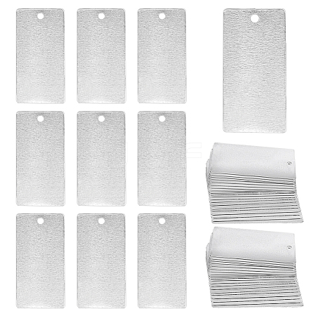 40Pcs Aluminium Big Pendants ALUM-PH0001-14B-1
