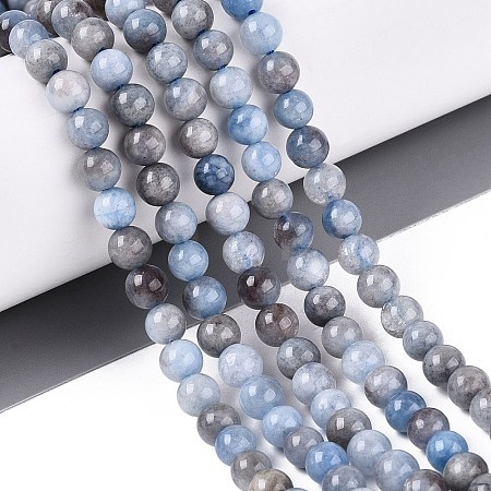 Natural Quartz Beads Strands G-N363-6mm-01-1