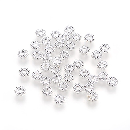 Tibetan Style Flower Spacers LS-TIBEB-A101757-S-LF-1