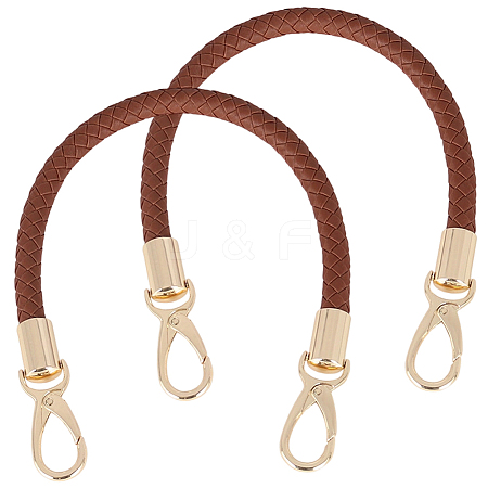 2Pcs PU Leather Bag Handles DIY-CL0001-95A-1