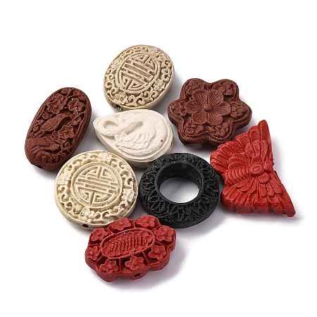 Cinnabar Beads CARL-K001-04-1