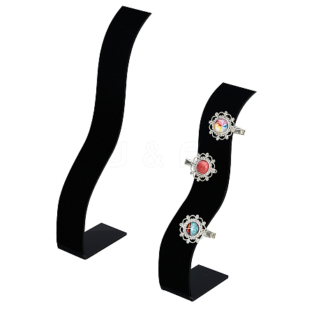   2Pcs 2 Style Acrylic Hair Clip Displays ODIS-PH0001-38A-1