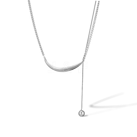 Stainless Steel Pendant Necklaces PW-WG4C5A2-02-1