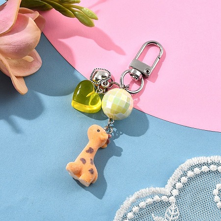Animals Resin & Acrylic Pendant Decorations KEYC-YW00189-01-1
