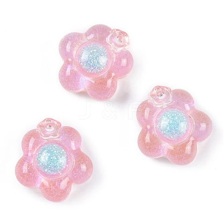 Transparent Epoxy Resin Decoden Cabochons CRES-P035-06A-1