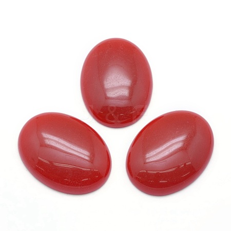 Natural Red Jasper Cabochons G-P393-I05-1