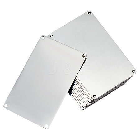 Rectangle 304 Stainless Steel Sheets STAS-WH0044-61A-1