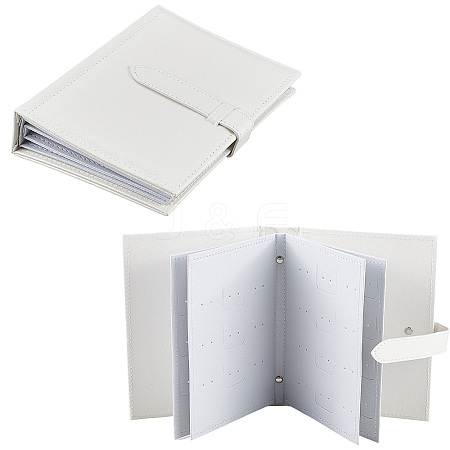 Portable PU Leather Earring Display Book EDIS-WH20011-01A-1