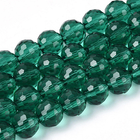 Transparent Glass Bead Strands GLAA-R095-12mm-28-1