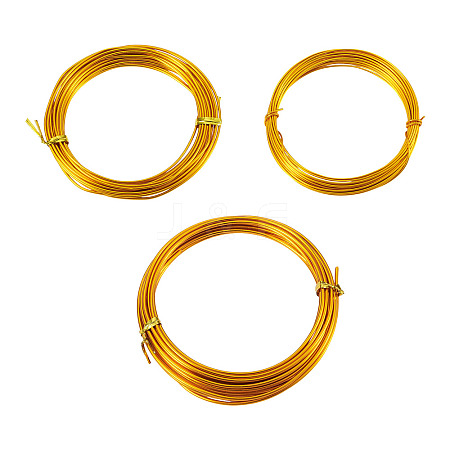 3 Rolls 3 Styles Round Aluminum Wire AW-TADJ0001-03C-1