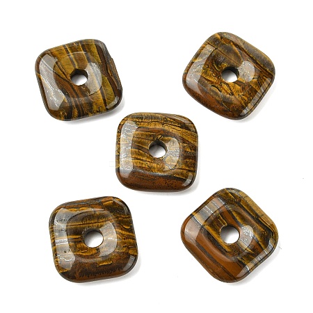 Natural Tiger Iron Pendants GG-D003-B02-01-1
