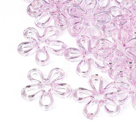 Plated UV Acrylic Beads LS-TACR-S161-04B-1