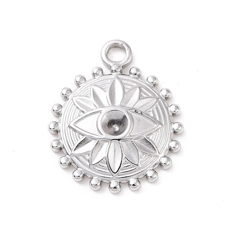 Tarnish Resistant 304 Stainless Steel Pendant Rhinestone Settings LS-STAS-G287-16P-1