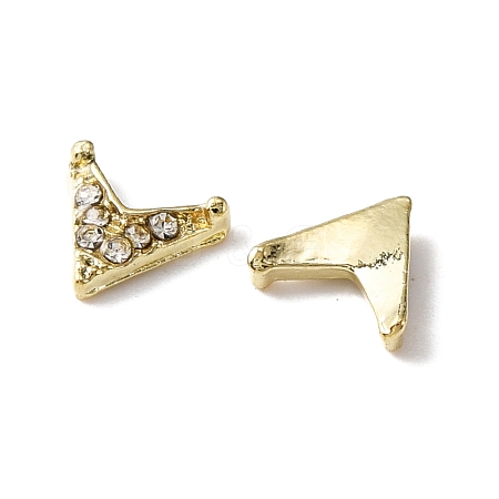 Alloy Rhinestone Cabochons MRMJ-WH0077-043F-1