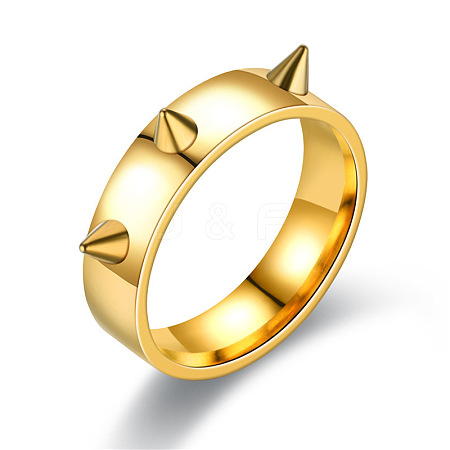 201 Stainless Steel Finger Rings FS-WG9177F-09-1