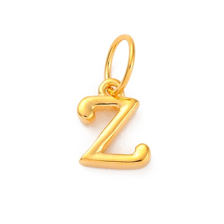 925 Sterling Silver Letter Charms with Jump Rings LS-STER-R008-01G-Z-1