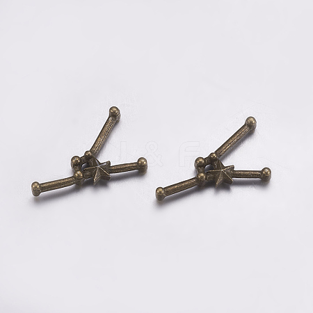 Alloy Cabochons PALLOY-L204-11AB-1