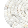 Natural White Crazy Agate Beads Strands G-P575-A04-6x4mm-03-3