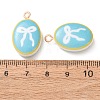 Printed Alloy with Acrylic Pendants AL-CBAE25B-04B-G-2
