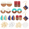 DIY Dangle Earring Making Kits DIY-OC0007-20-1