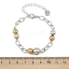 304 Stainless Steel Beads Link Bracelets LS-BJEW-K291-03GP-3