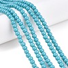 Opaque Solid Color Glass Beads Strands LS-GLAA-T032-P4mm-13A-2