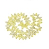 Electroplate Transparent Glass Beads Strands EGLA-N056-03A-03-2