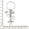 Zinc Alloy Keychains KEYC-I118-01ASP-04-3