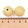 Textured Brass Beads KK-F931-31B-G-3