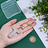 Polymer Clay Rhinestone Beads Penedant Decoration HJEW-PH02048-04-3