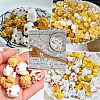 80Pcs 8 Styles Plastic Popcorn Miniature Ornaments RESI-SC0006-92-6