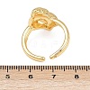 Ocean Theme Brass Cuff Rings RJEW-C135-01G-15-5