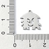 304 Stainless Steel Charms STAS-C097-32P-3