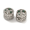 Rack Plating Alloy Rhinestone European Beads FIND-B034-32P-2