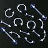 14Pcs 7 Style Acrylic Piercing Body Jewelry DIY-FS0005-41-3