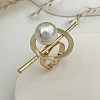Ring Alloy & Iron & Plastic Pearl Finger Rings for Women FS-WGD80DA-03-1
