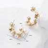 304 Stainless Steel Stud Earrings LS-VW5158-2