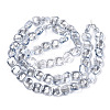 Electroplate Glass Beads Strand X-EGLA-S188-21-A02-2