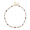 Gemstone & Natural Cultured Freshwater Pearl Beads Necklaces for Women NJEW-JN06518-03-3