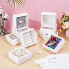 Foldable Square Paper Storage Gift Boxes LS-CON-WH0110-42C-02-4