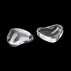 Transparent Glass Heart Cabochons GGLA-R021-16mm-2