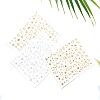 Metallic Nail Decals Stickers MRMJ-R088-29-M-2