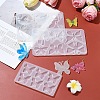 DIY Butterfly Charm Pendant Silicone Molds for DIY Earring Making DIY-YW0009-41-5