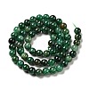 Natural Fuchsite Beads Strands G-D470-12A-1-2