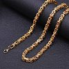 Stainless Steel Byzantine Chains Necklaces for Men FS-WG56795-147-1