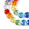 Transparent Glass Beads Strands GLAA-T023-A24-01-3