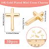 30Pcs Brass Beads FIND-BBC0003-51-2