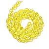 Electroplate Glass Beads Strands EGLA-D015-15x10mm-30-A-2